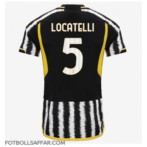 Juventus Manuel Locatelli #5 Hemmatröja 2023-24 Kortärmad